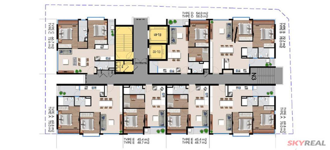 Toplife Tower - mat-bang-can-ho-Toplife-Tower