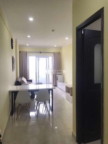 Phòng khách căn hộ Heaven Riverview, Quận 8 Căn hộ Heaven Riverside hướng Nam view thành phố sầm uất.