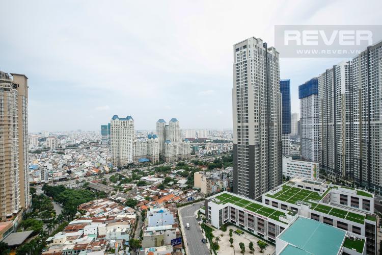 View toàn cảnh nhìn từ căn hộ Căn hộ Vinhomes Central Park tầng cao hướng Tây Bắc tháp Central 2
