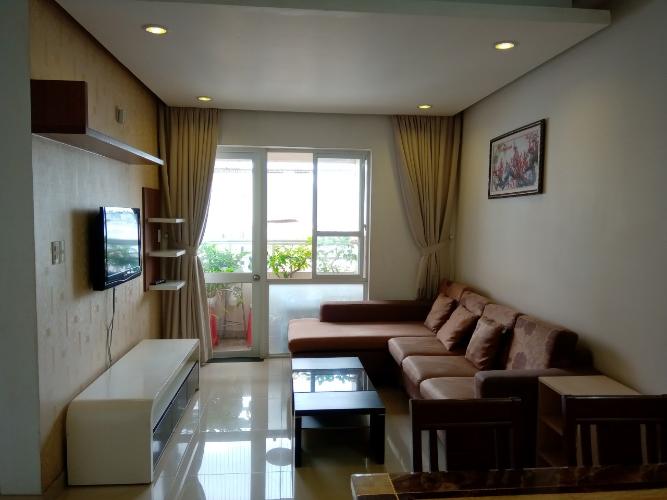 Bán căn hộ tầng trung Saigonland Apartment đầy đủ nội thất.