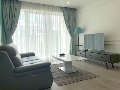 Phòng khách căn hộ VISTA VERDE Cho thuê căn hộ Vista Verde 2PN, tầng 28, đầy đủ nội thất, view hồ bơi