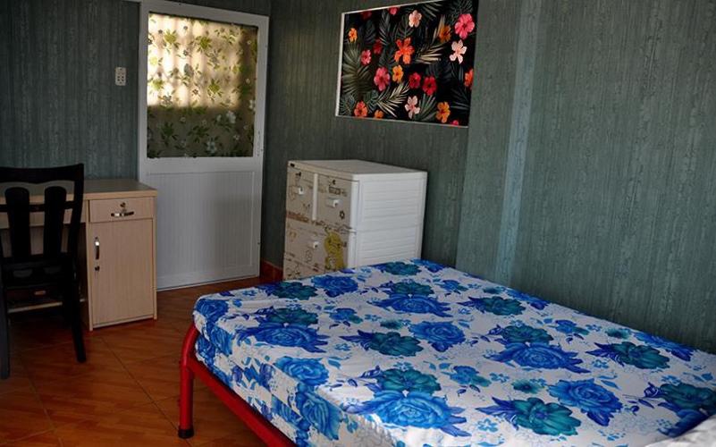 Phòng ngủ nhà Trần Quang Diệu, quận 3 Nhà phố trung tâm quận 3, hướng Nam, nội thất đầy đủ mới.