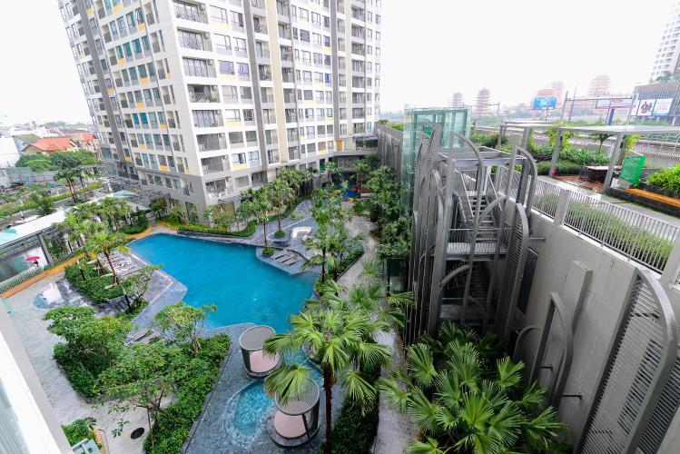 view căn hộ MASTERI AN PHÚ Cho thuê căn hộ Masteri An Phú 1PN, tầng 5, đầy đủ nội thất, view hồ bơi