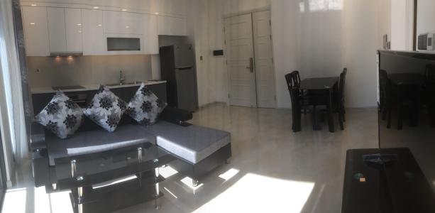 Phòng khách căn hộ Vinhomes Golden River Cho thuê căn hộ Vinhomes Golden River 2PN, diện tích 70m2, đầy đủ nội thất, view sông Sài Gòn