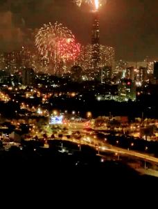 view cảnh căn hộ Palm Heights Căn hộ Palm Heights view nội khu, hướng Đông Bắc.