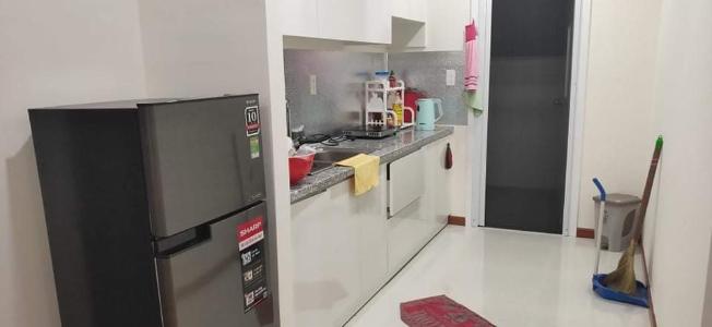 Phòng bếp Diamond Riverside, Quận 8 Căn hộ Diamond Riverside tầng trung, view thành phố sầm uất.