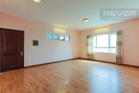 Phòng Khách Căn hộ Copac Square Quận 4 tầng thấp 2 phòng ngủ nội thất cơ bản