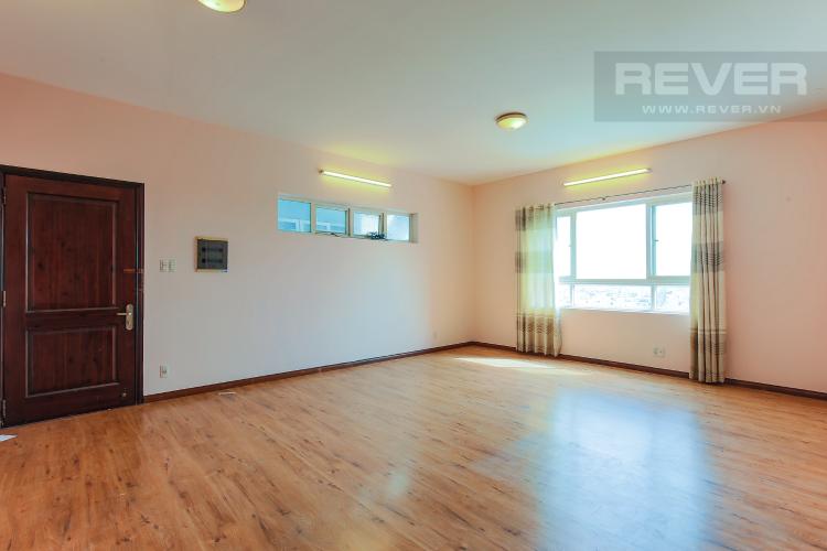 Phòng Khách Căn hộ Copac Square Quận 4 tầng thấp 2 phòng ngủ nội thất cơ bản