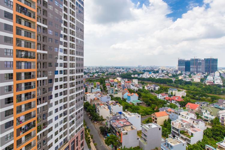 View cảnh căn hộ The Sun Avenue Căn hộ The Sun Avenue tầng trung, view thành phố nhộn nhịp.