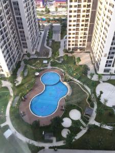 Vinhomes Grand Park, Quận 9 Căn hộ Vinhomes Grand Park bàn giao đầy đủ nội thất gỗ, view nội khu.