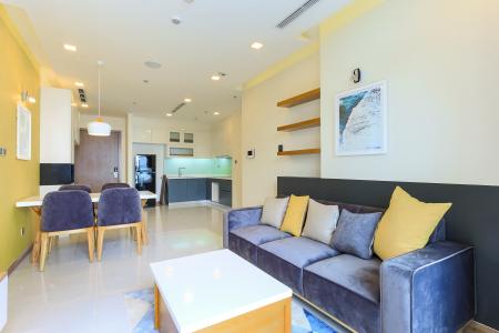 Căn hộ Vinhomes Central Park tầng cao Park 6 đầy đủ nội thất, view sông