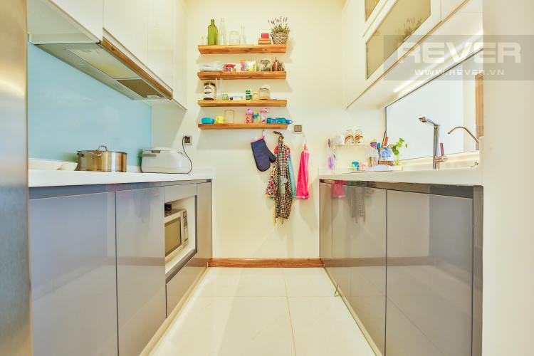 Bếp Căn góc Vinhomes Central Park 3 phòng ngủ tầng cao Park 5 view sông