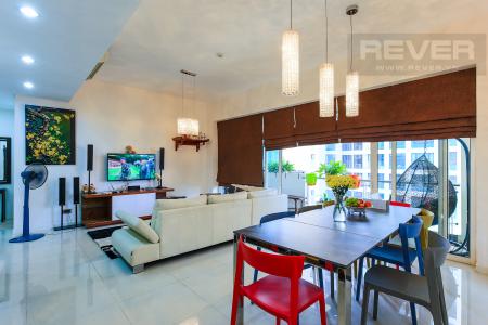 Phòng Khách Căn hộ The Estella 2 phòng ngủ tầng trung tháp 4A thiết kế đẹp, trẻ trung