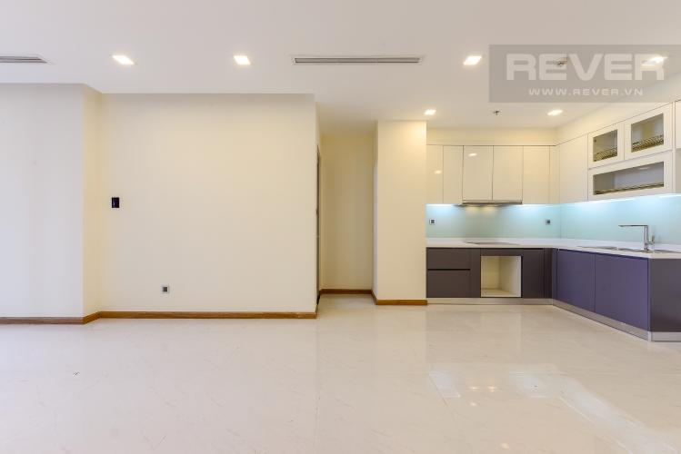 bếp Căn hộ Vinhomes Central Park tầng cao Park 6 nội thất cơ bản, view sông