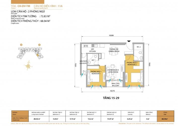 Thuê] Căn Hộ Masteri Thảo Điền Tầng Cao Tháp T5, 2 Phòng Ngủ, Nội Thất Đầy  Đủ | A0210785