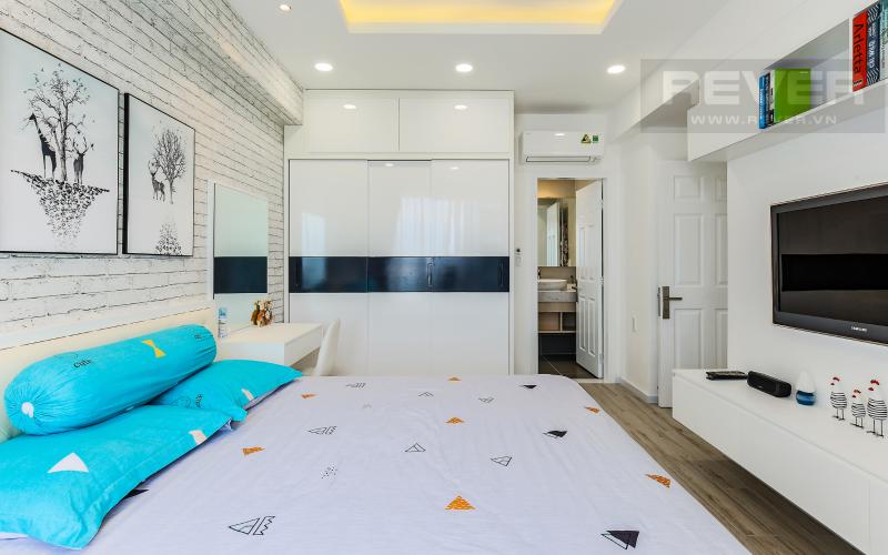 Phòng Ngủ 1 Căn hộ Happy Residence 2 phòng ngủ tầng trung tháp B nội thất đầy đủ