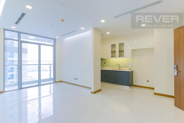 Phòng Khách Căn hộ Vinhomes Central Park tầng cao Park 2 mới bàn giao, chưa ở