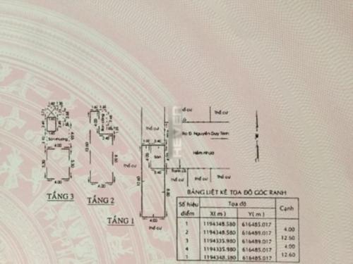 Bản vẽ nhà phố Long Trường, Quận 9 Nhà phố 3 lầu hướng Đông Nam, diện tích 50.4m2, sổ hồng riêng.