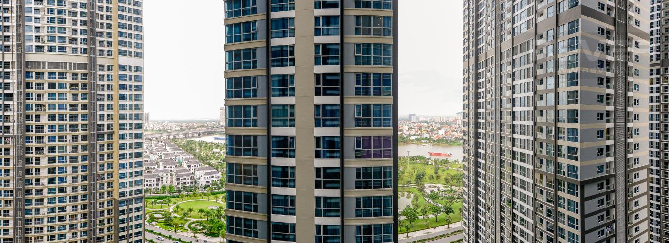 View Căn hộ Vinhomes Central Park 3 phòng ngủ tầng trung P6 view sông