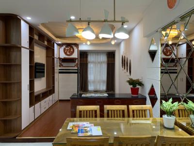 Phòng ăn Sky Garden, Quận 7 Căn hộ Sky Garden view nội khu, đầy đủ nội thất.