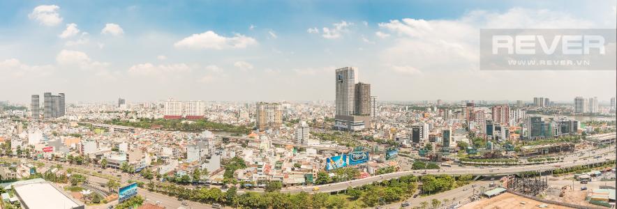 View Căn hộ Vinhomes Central Park 3 phòng ngủ tầng cao L5 nhà trống