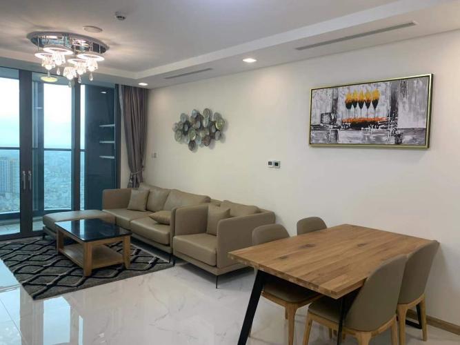 Phòng khách Vinhomes Central Park Căn hộ tầng cao Vinhomes Central Park hướng Tây Nam.