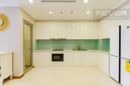 Phòng Bếp Căn hộ Vinhomes Central Park tầng cao Landmark 2 view đẹp về sông và Landmark 81
