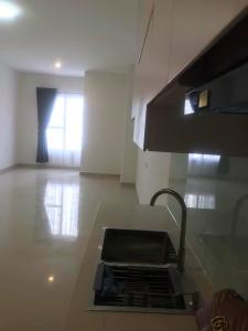 Phòng bếp căn hộ Saigon Mia Căn hộ Office-tel Saigon Mia cửa hướng Bắc, view thoáng mát.