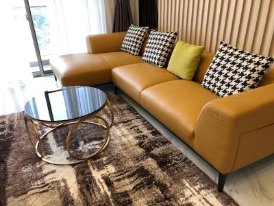 Phòng Khách căn hộ PHÚ MỸ HƯNG MIDTOWN Cho thuê căn hộ Phú Mỹ Hưng Midtown 3PN, diện tích 135m2, đầy đủ nội thất, view sông thoáng mát