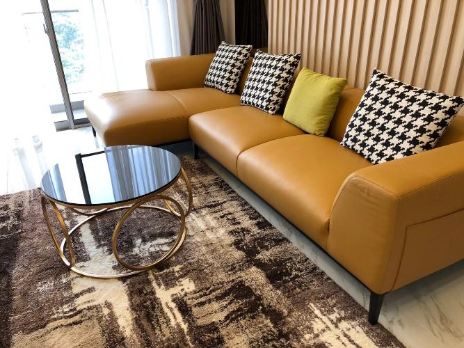 Phòng Khách căn hộ PHÚ MỸ HƯNG MIDTOWN Cho thuê căn hộ Phú Mỹ Hưng Midtown 3PN, diện tích 135m2, đầy đủ nội thất, view sông thoáng mát