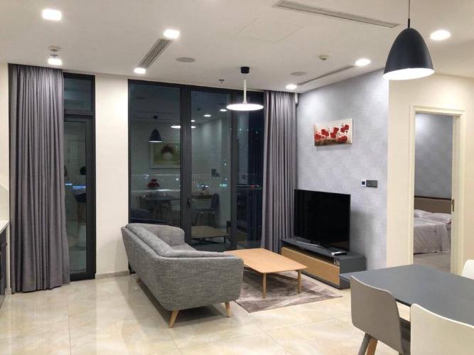 Phòng khách Căn hộ Vinhomes Golden River Ba Son Cho thuê căn hộ Vinhomes Golden River tầng 34, đầy đủ nội thất, view thành phố và Landmark 81