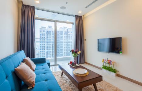 Phòng khách Căn hộ Vinhomes Central Park tầng cao hướng Tây Nam Park 6