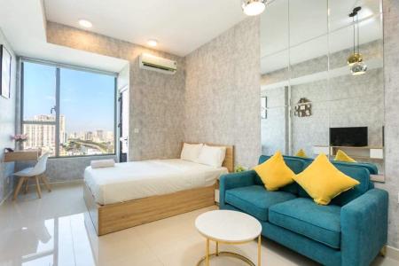 Bán căn hộ 1 phòng ngủ RiverGate Residence, tháp B, diện tích 26m2, đầy đủ nội thất