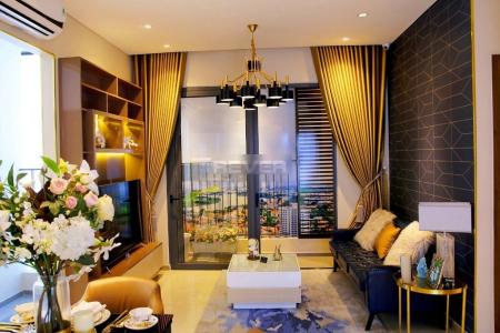 Nhà mẫu The Pegasuite 2, Quận 8 Căn hộ The Pegasuite 2 tầng cao, view nội khu hồ bơi.