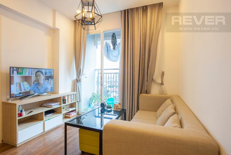 Phòng Khách Căn hộ Thủ Thiêm Sky 1 phòng ngủ tầng cao tháp B nội thất đẹp