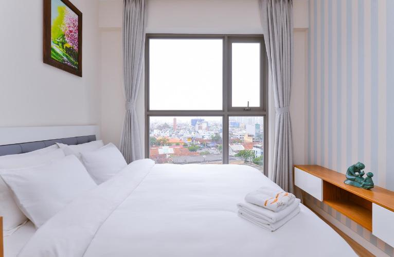 Phòng ngủ Masteri Millennium Quận 4 Căn hộ Masteri Millennium ban công thoáng mát, đầy đủ nội thất.