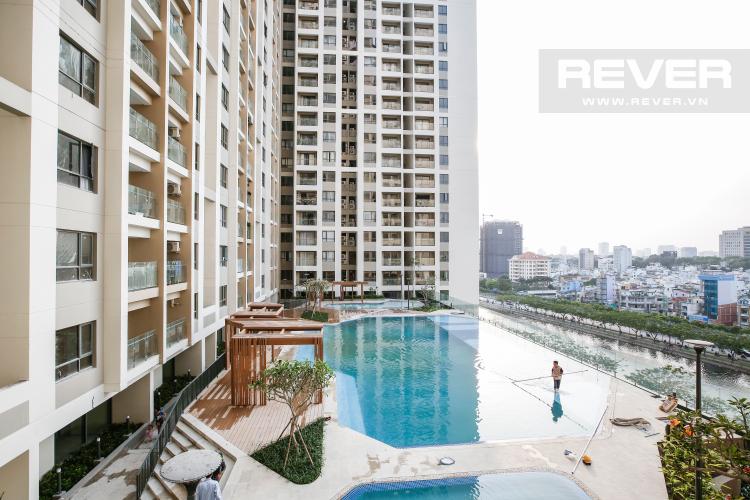 View Căn hộ The Gold View 1 phòng ngủ tầng thấp A3 view hồ bơi