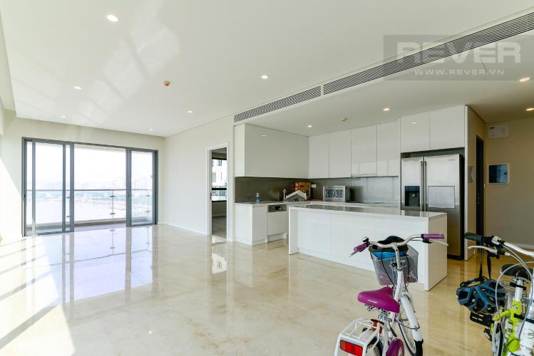 Phòng khách căn hộ căn hộ Diamond Island - Đảo Kim Cương Bán căn hộ Diamond Island - Đảo Kim Cương 2PN, diện tích 101m2, nội thất cơ bản, căn góc view 2 mặt sông