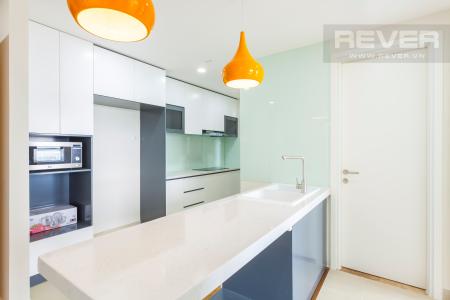 Phòng bếp Căn hộ Masteri Thảo Điền tầng cao T4B 3 phòng ngủ, nội thất tinh tế