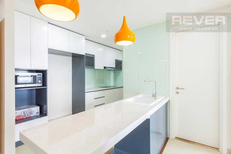 Phòng bếp Căn hộ Masteri Thảo Điền tầng cao T4B 3 phòng ngủ, nội thất tinh tế