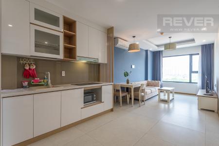 Phòng ăn và bếp căn hộ NEW CITY THỦ THIÊM Cho thuê căn hộ New City Thủ Thiêm 1PN, tầng thấp, đầy đủ nội thất, view thoáng