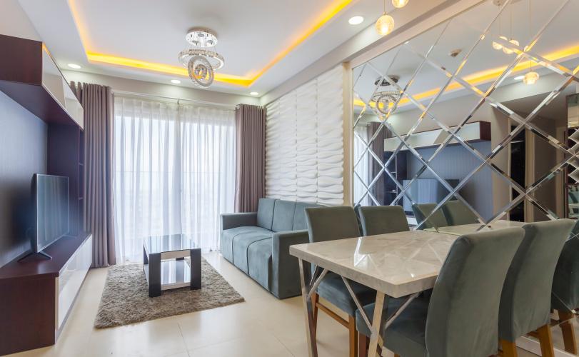 Không gian căn hộ Căn hộ Masteri Thảo Điền tầng cao tháp T1B view nhìn về Quận 1