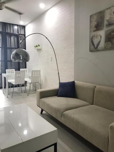 Phòng khách căn hộ LEXINGTON RESIDENCE Bán căn hộ Lexington Residence 1PN, tầng 9, đầy đủ nội thất, ban công Đông Nam