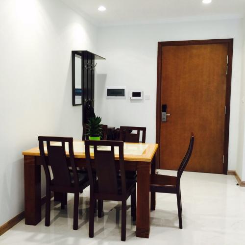 Bếp Cho thuê căn hộ tại Vinhomes Central Park 1 phòng ngủ, diện tích sử dụng lên đến 51.2m2