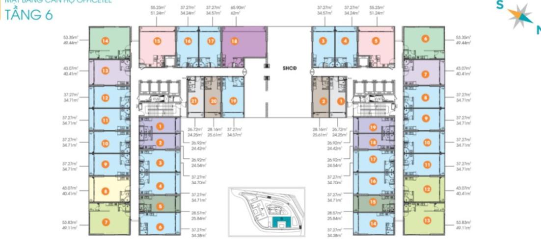 Office-tel Lavida Plus nội thất cơ bản thuận tiện mở văn phòng.