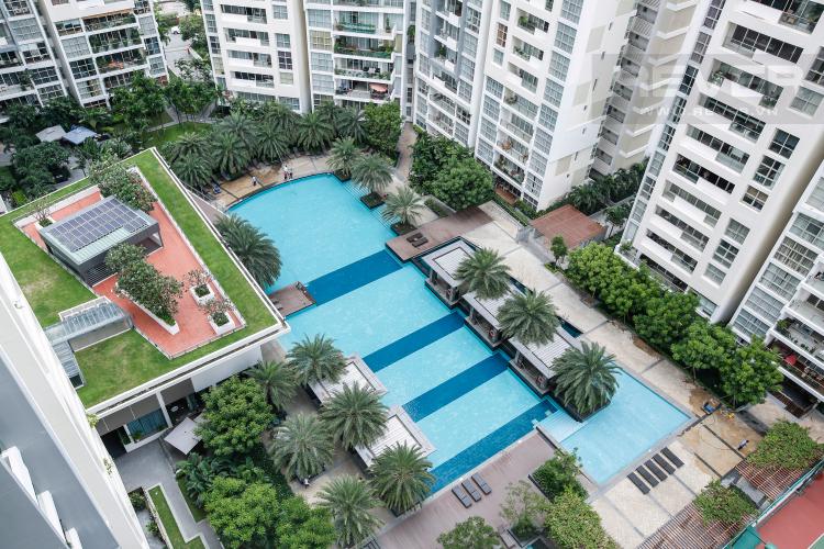 View Căn hộ The Estella Residence tầng cao 3A, 3 phòng ngủ, đầy đủ nội thất