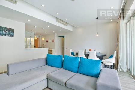 Phòng Khách Căn hộ The Estella Residence 2 phòng ngủ tầng cao 4B hướng Bắc