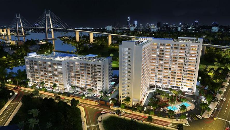 Căn hộ E-Home 5 The Bridgeview, Quận 7 Căn hộ E-Home 5 The Bridgeview hướng Đông Bắc, nội thất đầy đủ.