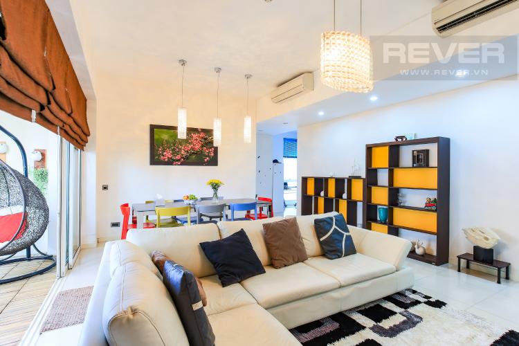 Phòng Khách Căn hộ The Estella 2 phòng ngủ tầng trung tháp 4A thiết kế đẹp, trẻ trung