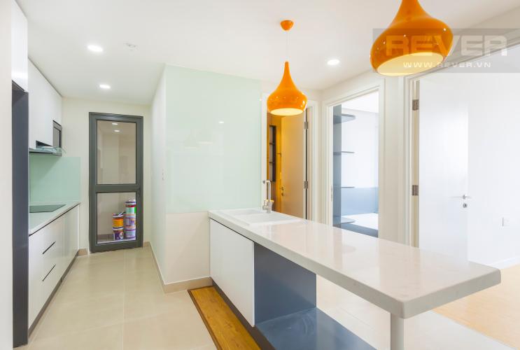 Bàn bếp Căn hộ Masteri Thảo Điền tầng cao T4B 3 phòng ngủ, nội thất tinh tế